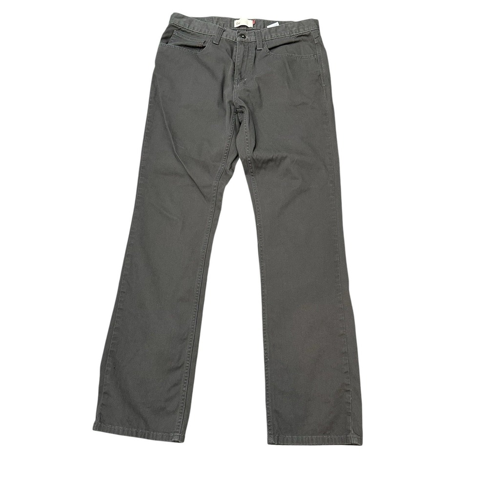 Free World Night Train‎ Men's Jeans Gray Size 32 Regular Fit 5 Pocket Design EUC